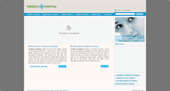 Desktop Screenshot of credencehospital.com